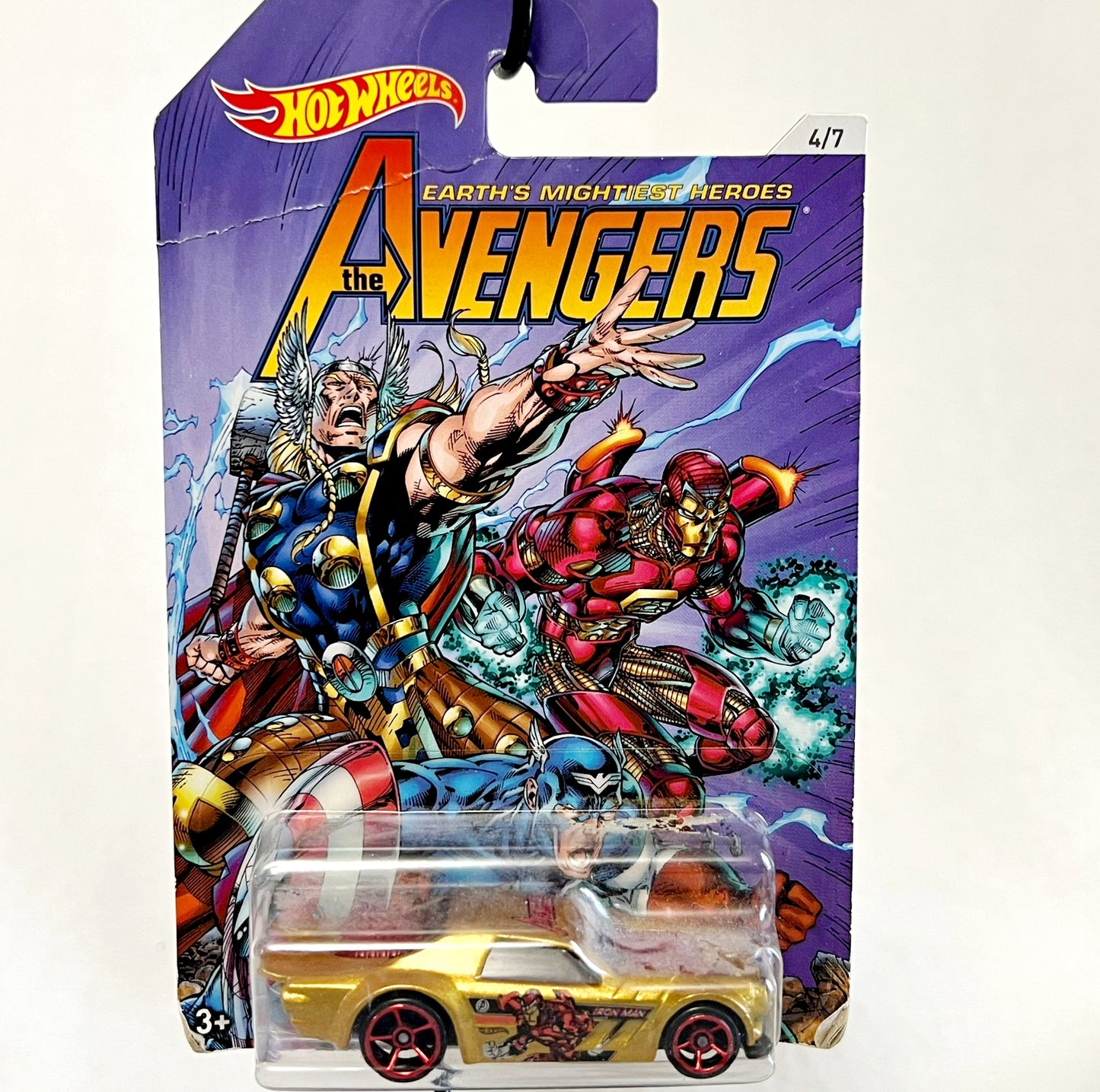 New *3 Hot Wheels/The Avengers Die-Cast Cars 1/7