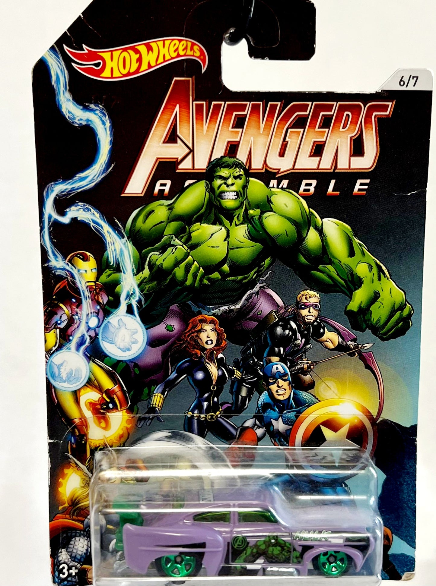 New *3 Hot Wheels/The Avengers Die-Cast Cars 1/7