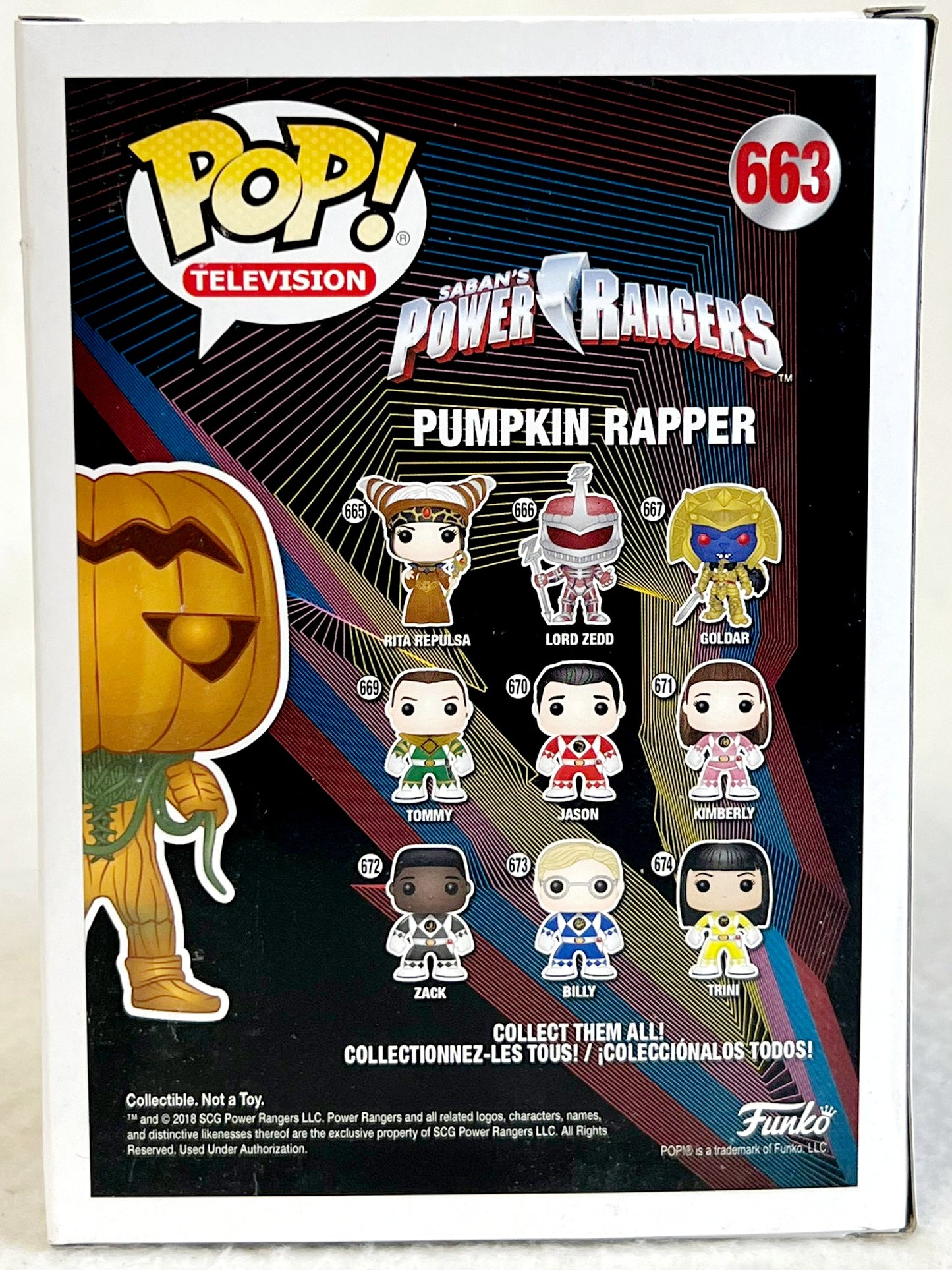 FUNKO POP!! #663 Pumpkin Rapper 'Power Rangers'