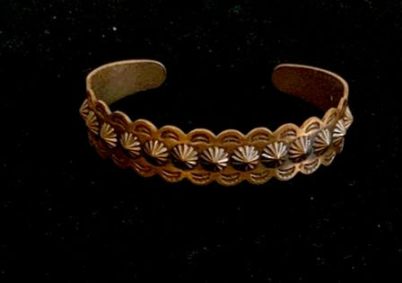 Southwest Styled Solid Copper Bracelet