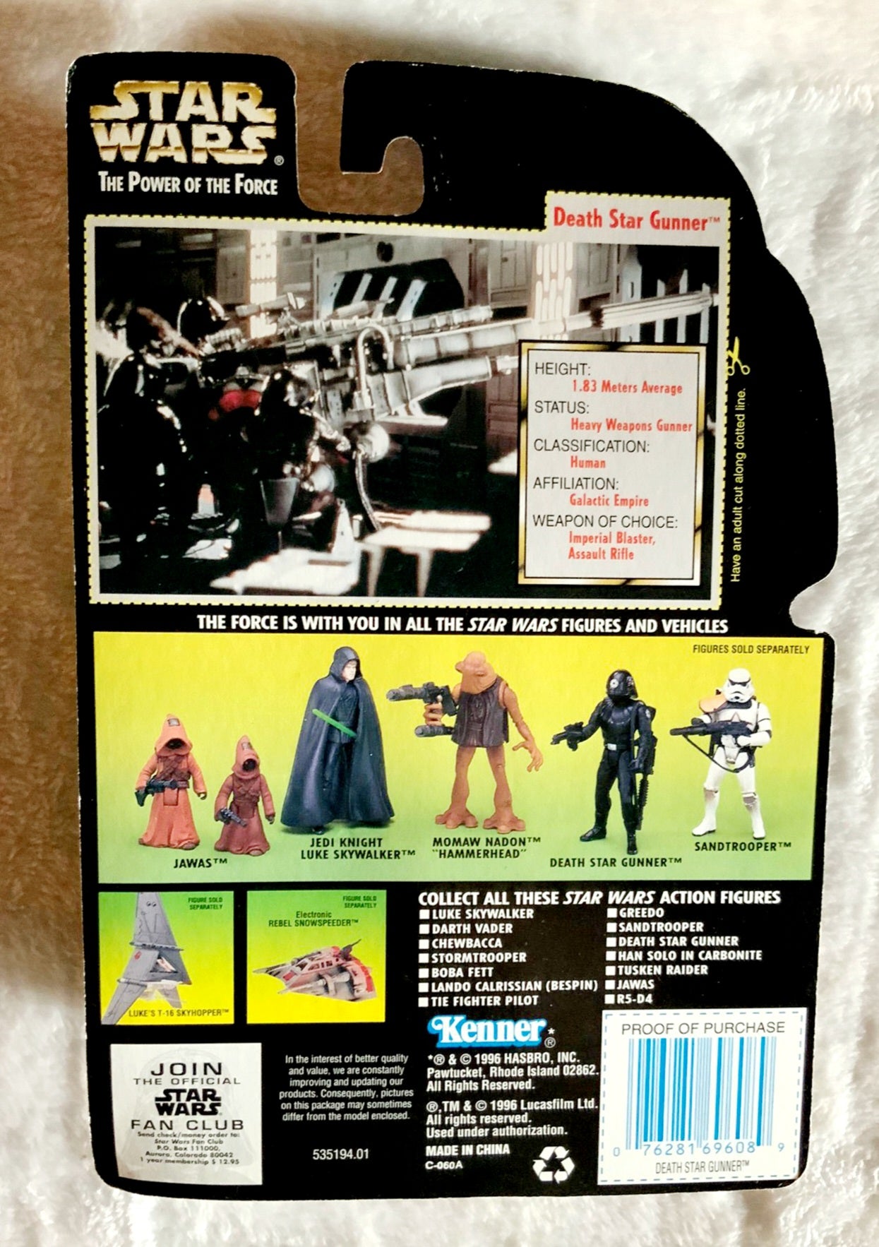 New *Star Wars: Power of the Force "Death Star Gunner" Action Figures