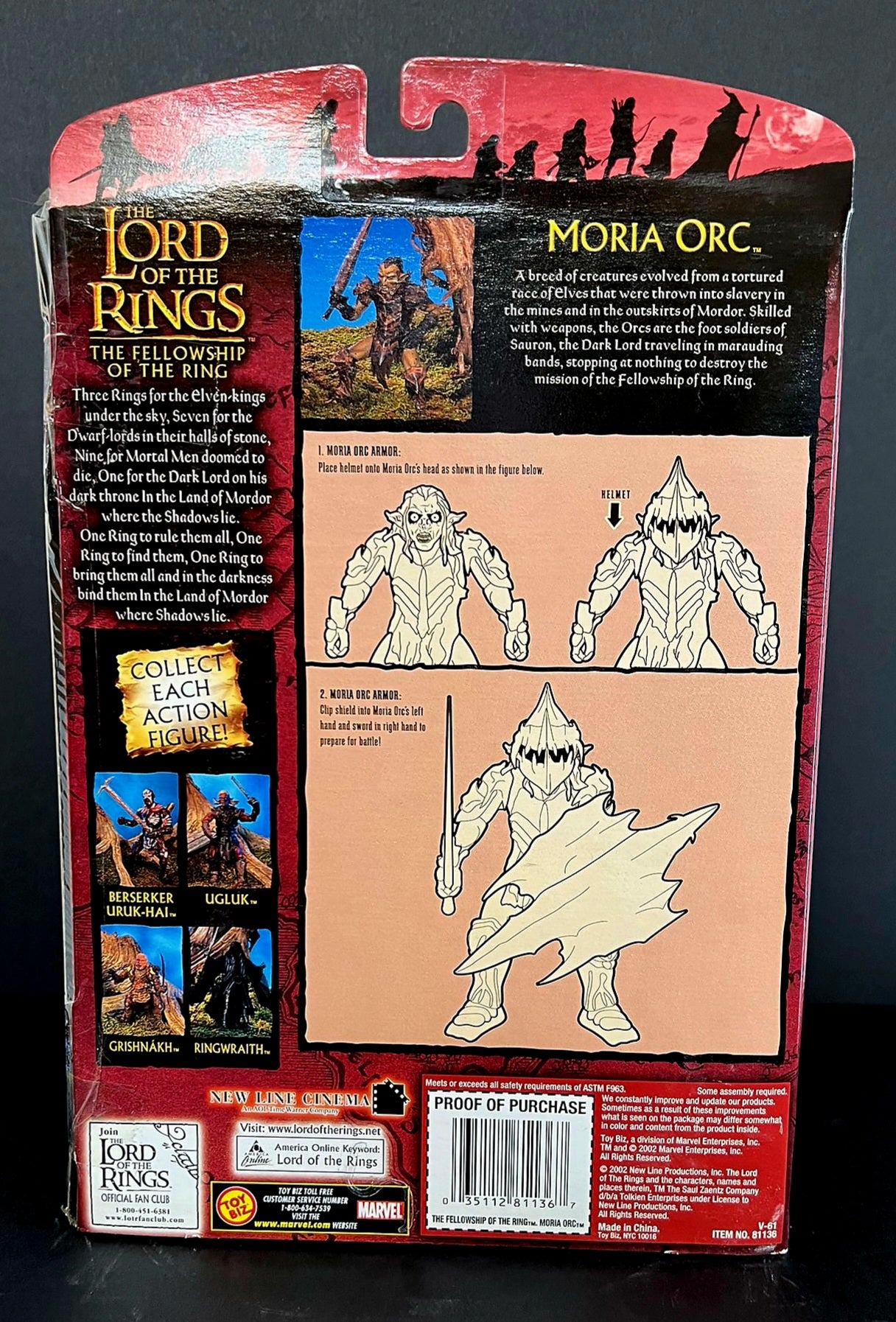 New *LOTR Moria Orc (2002)