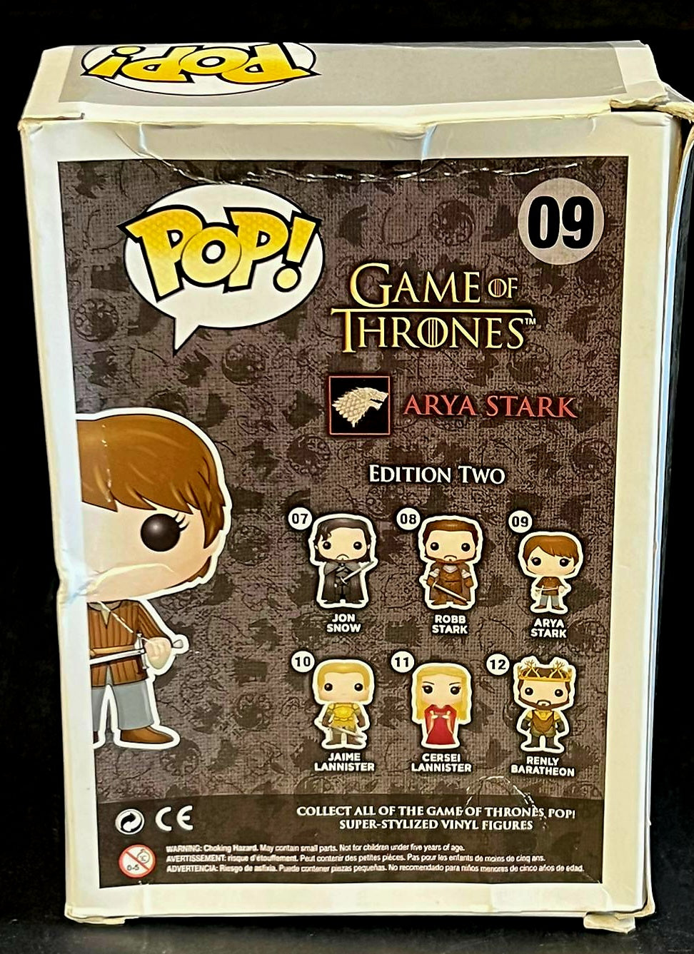 FUNKO POP!! Game of Thrones “Arya Stark" Box #09