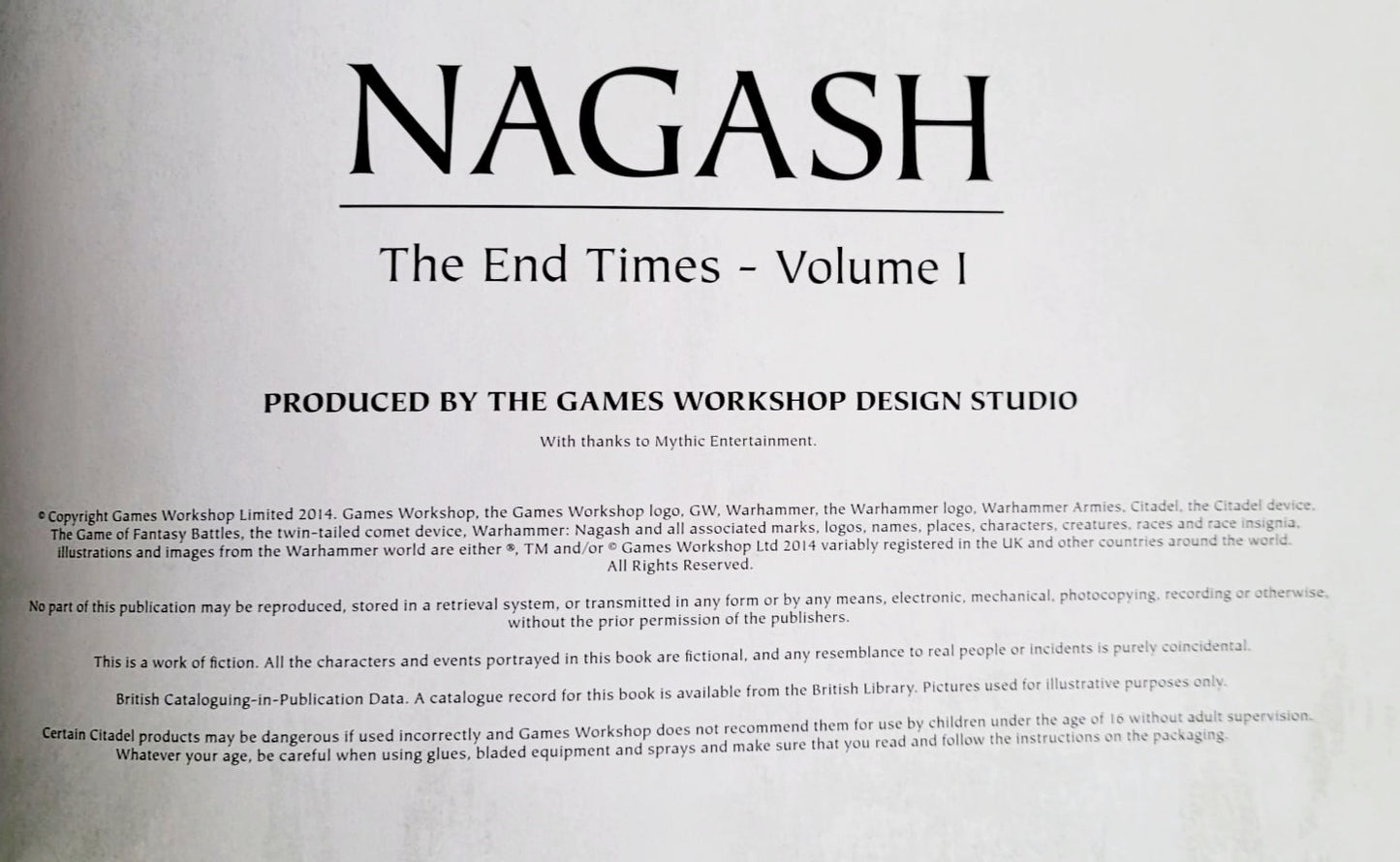 Warhammer: Nagash the End Times (Hardback 2-Book Set)