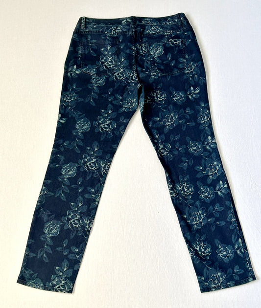 NEW *Cold Water Creek Ladies Floral Jeans (size12)