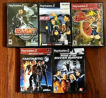 PlayStation 2 *LOT of 5 Various Action Fantasy Video Games