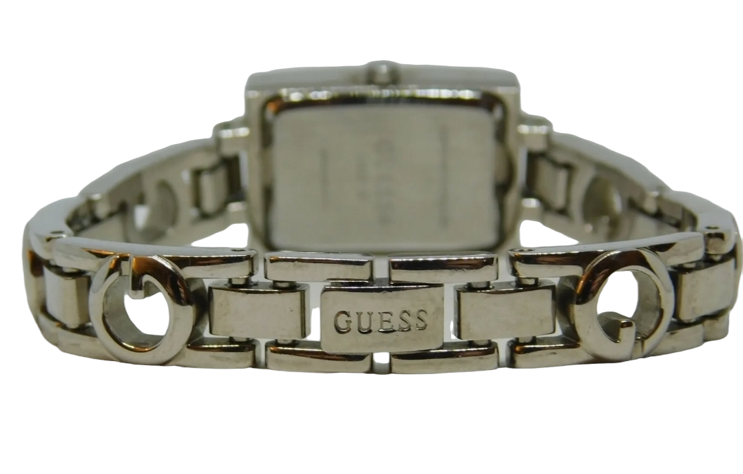 Ladies GUESS Stainless Steel Silver Tone Quartz Watch