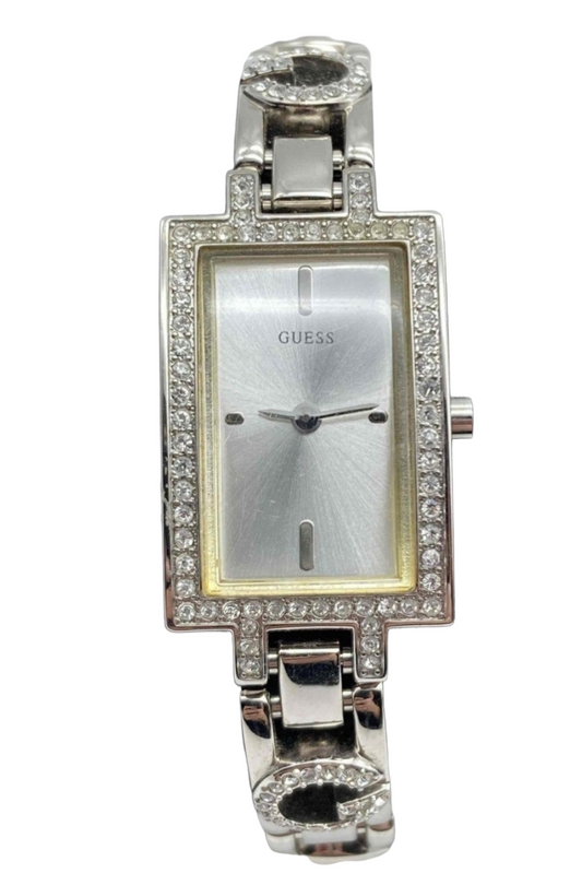 Ladies GUESS Stainless Steel Silver Tone Quartz Watch