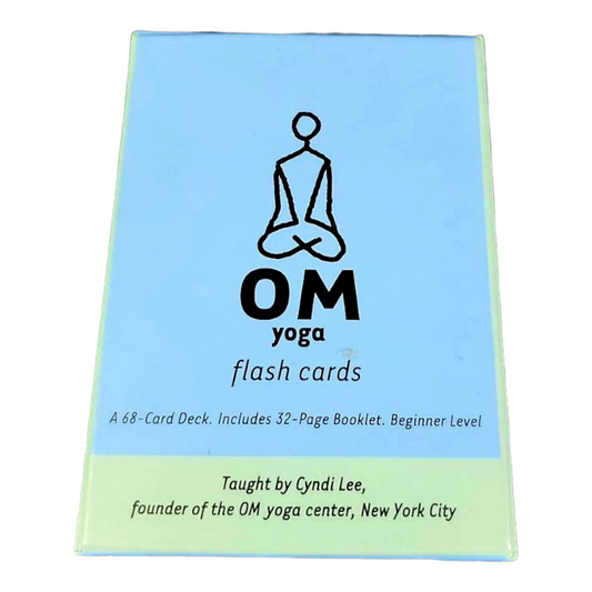 OM Yoga (68) Flash Cards & 32-pg Booklet by Cyndi Lee *Boxed