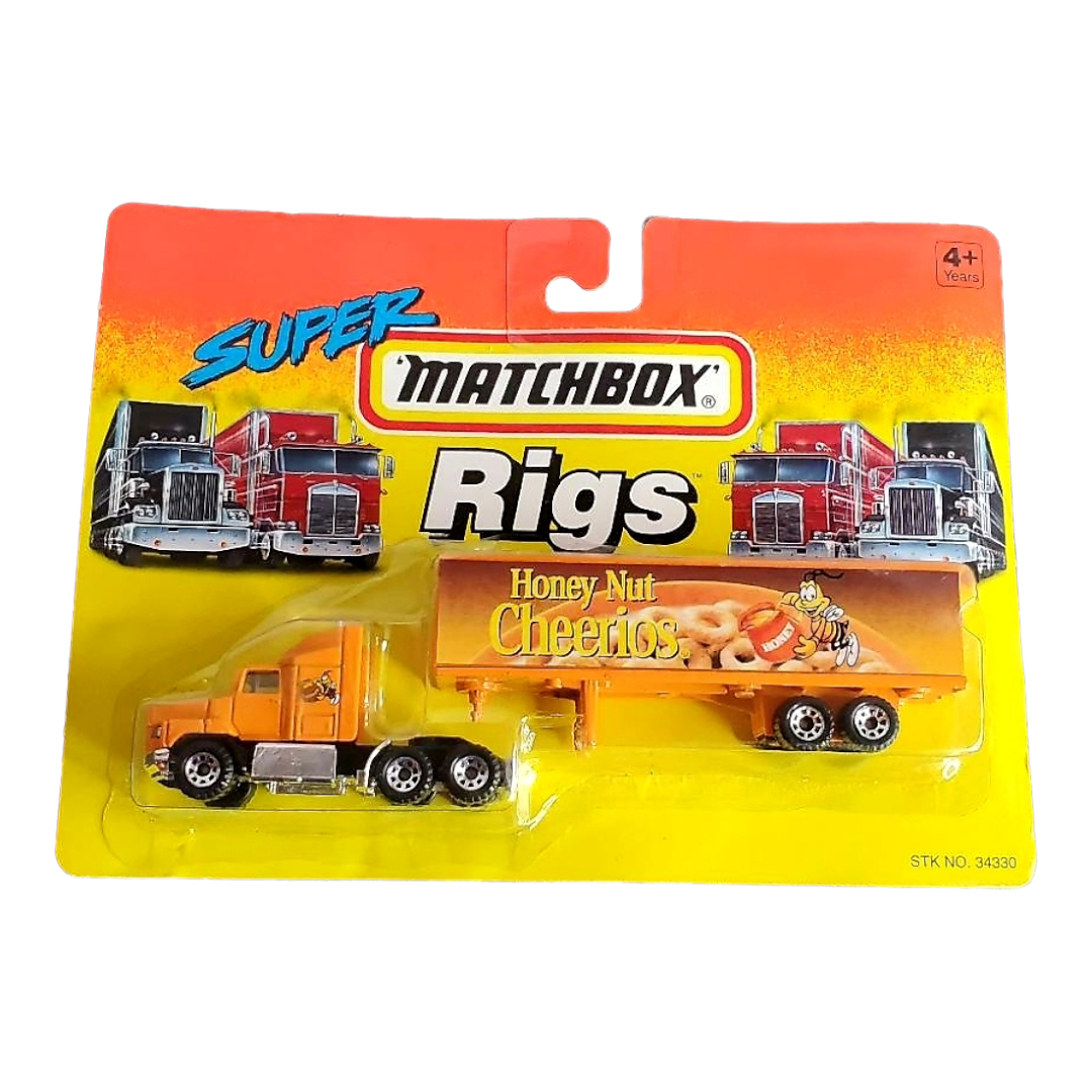 NEW *1994 Matchbox Super Rigs "Honey Nut Cheerios" Tractor Trailer