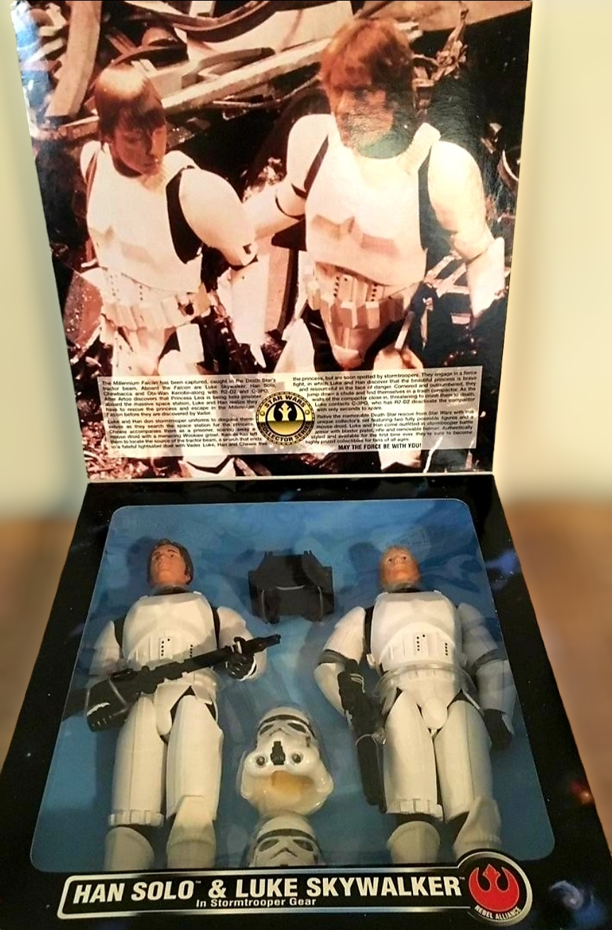 Kenner (1996) Star Wars 12" HAN & LUKE Stormtrooper Gear Action Figure Set