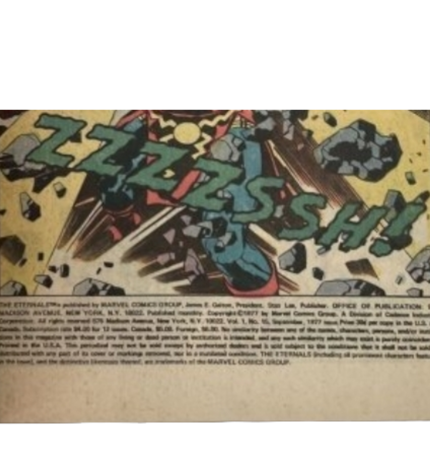 Marvel "THE ETERNALS" (5) Comics *1976-77