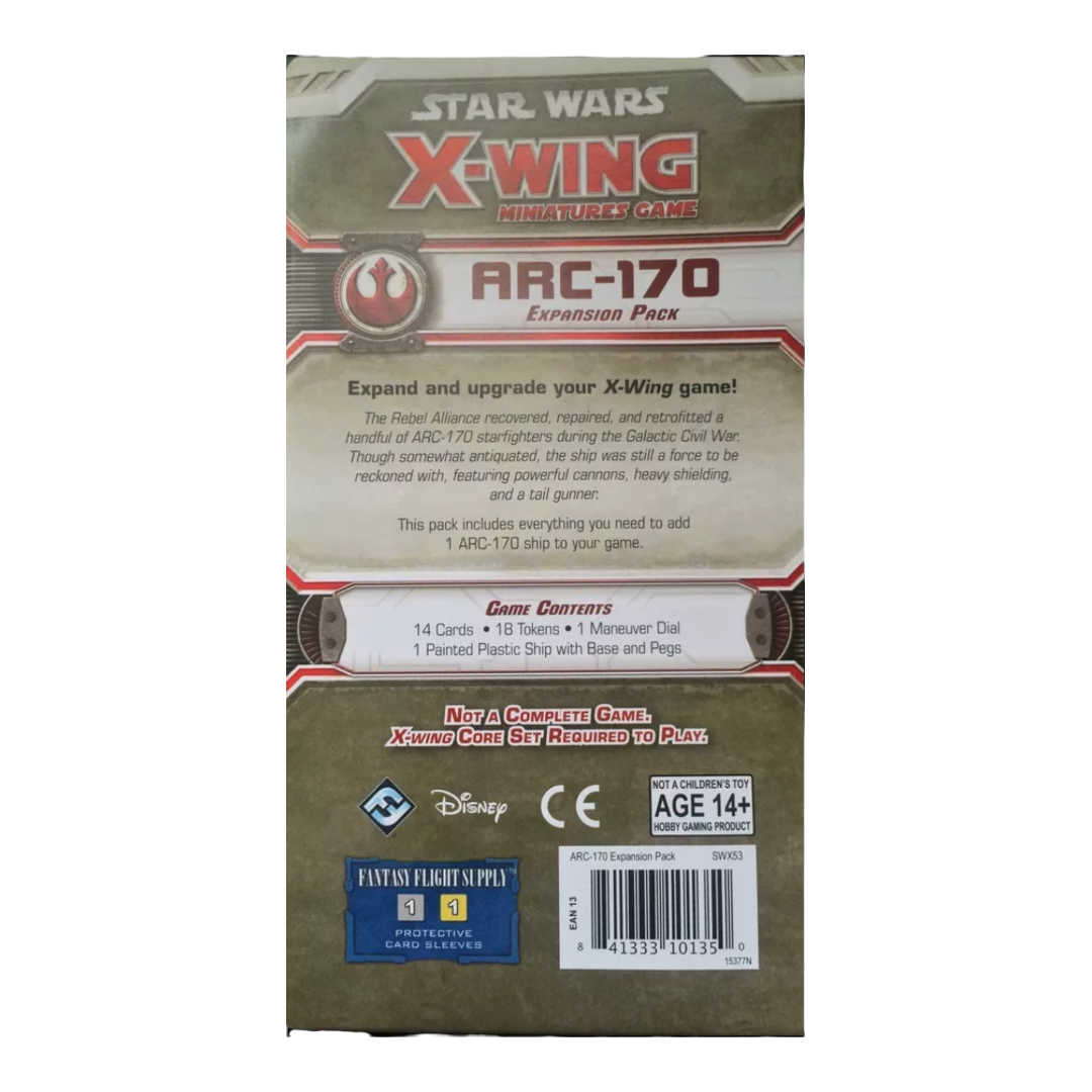 NIP *Star Wars X-Wing "ARC-170 Expansion Pack"