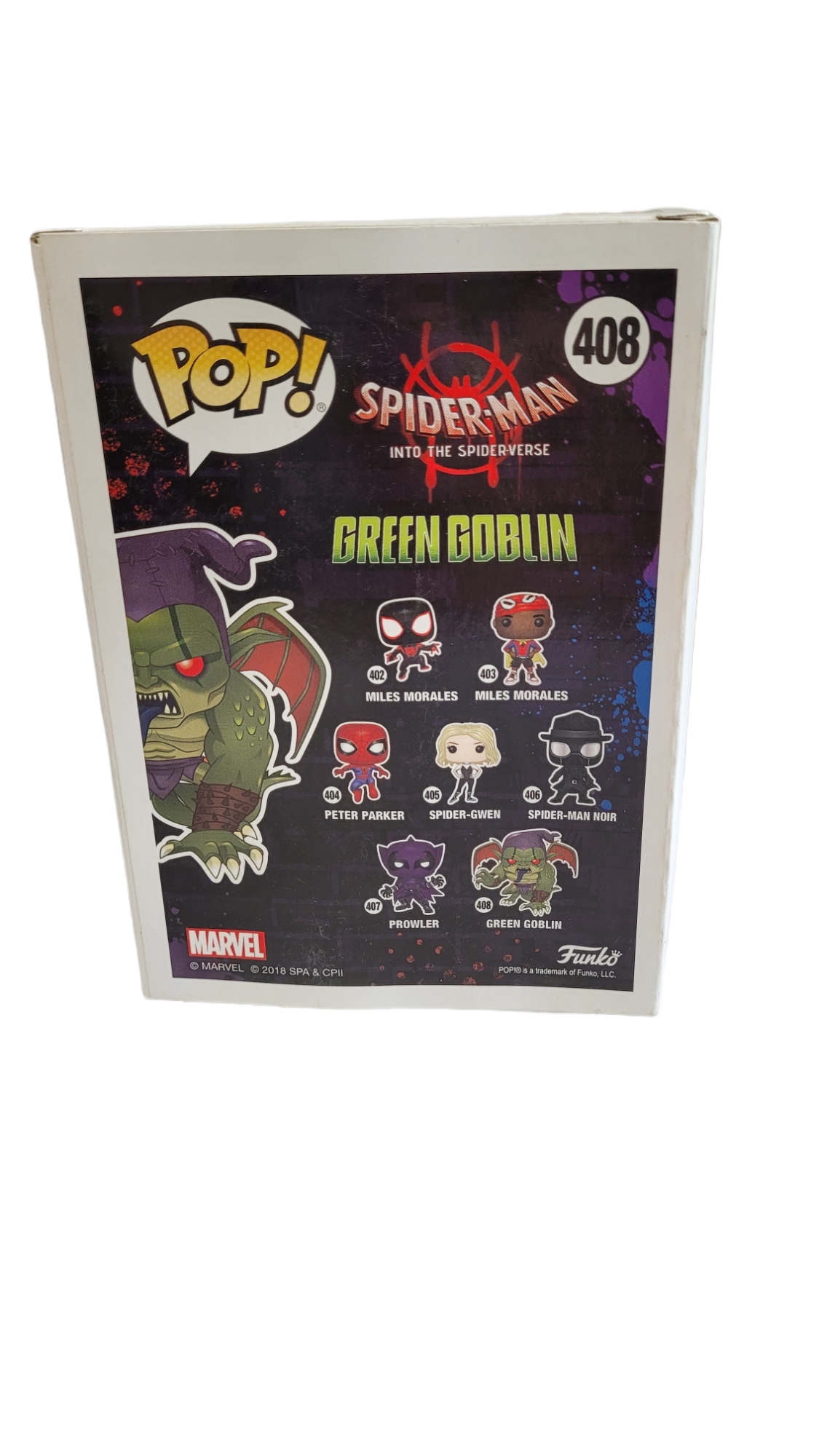 FUNKO POP!! #408 GREEN GOBLIN 'Spider-Man'