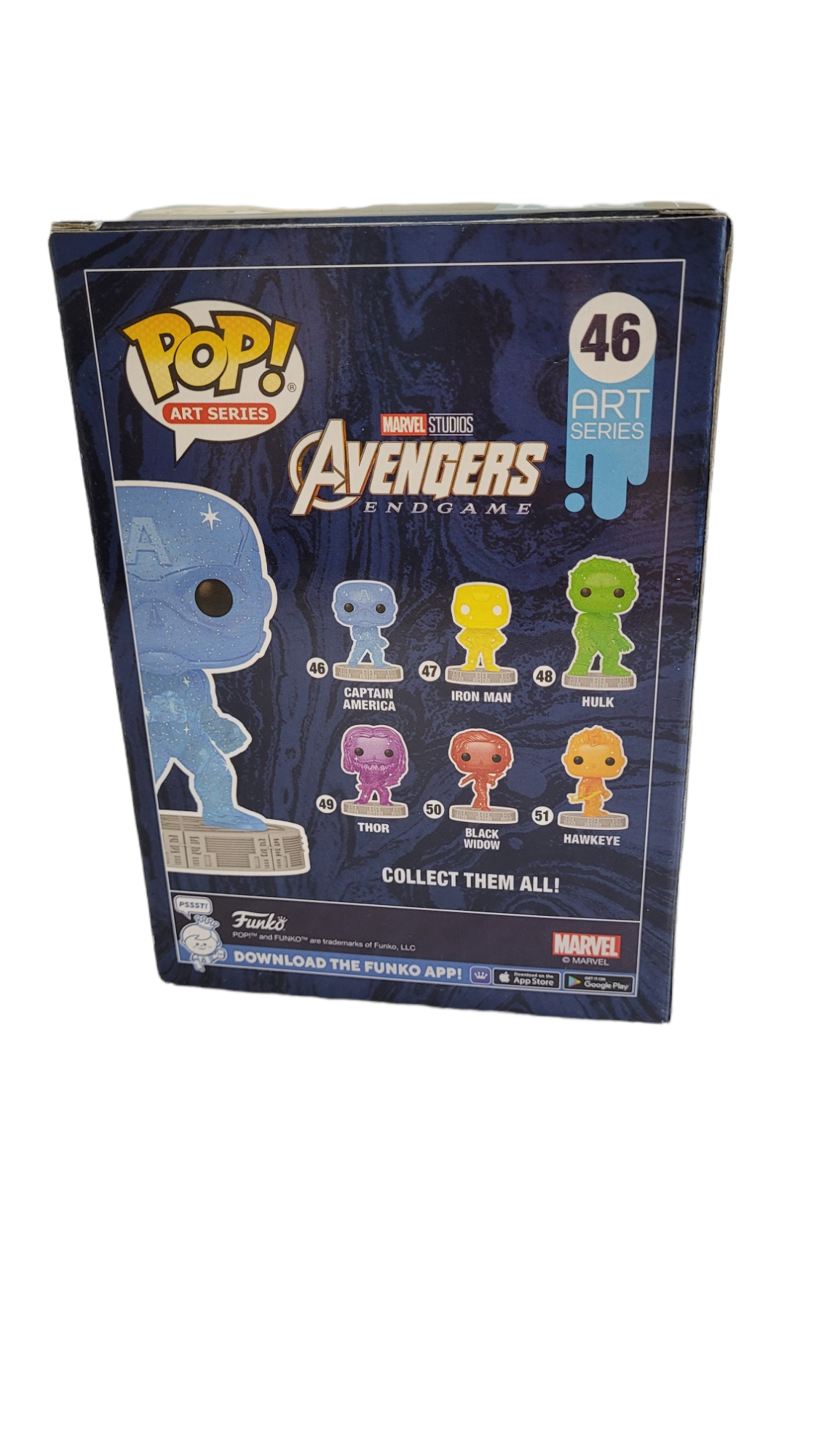 FUNKO POP!! #46 CAPTAIN AMERICA 'Infinity Saga' *Art Series