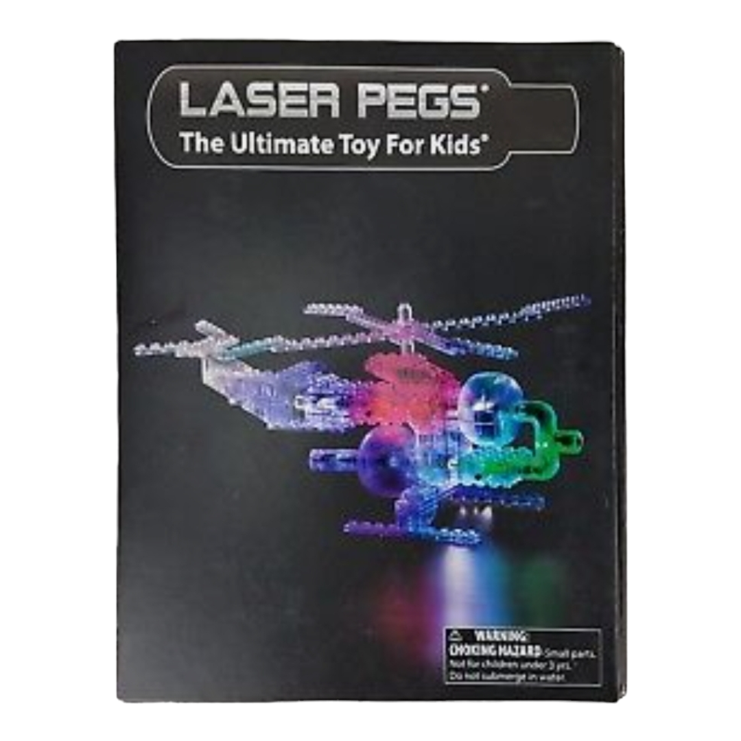 NIB *Laser Pegs The Ultimate Toy For Kids "Helicopter Building Set"