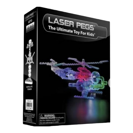 NIB *Laser Pegs The Ultimate Toy For Kids "Helicopter Building Set"