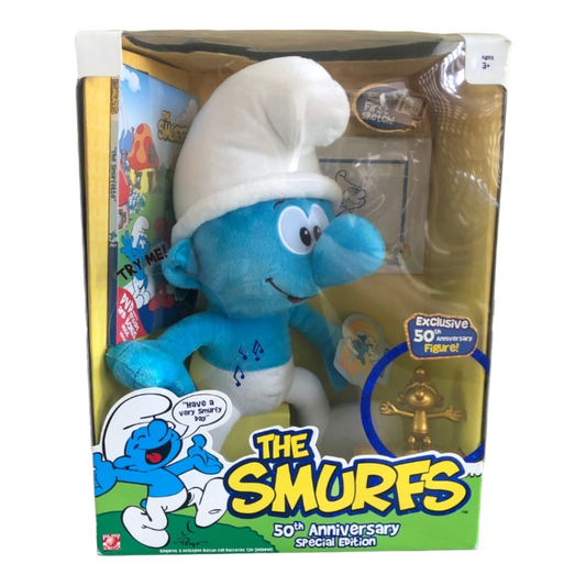 NIB *The Smurf 50th Anniversary Special Edition (Talking/Singing)