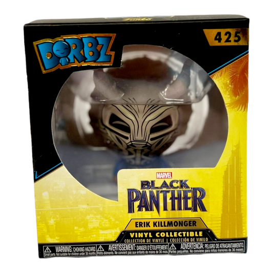 New * Funko Dorbz "Erik Killmonger" Black Panther Figurine #425