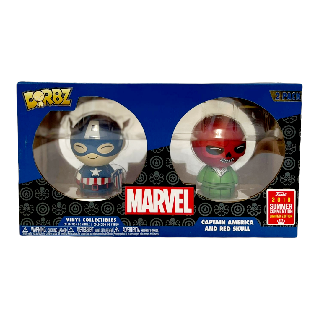 New * Funko Dorbz "Captain America & Red Skull" Marvel Figurines