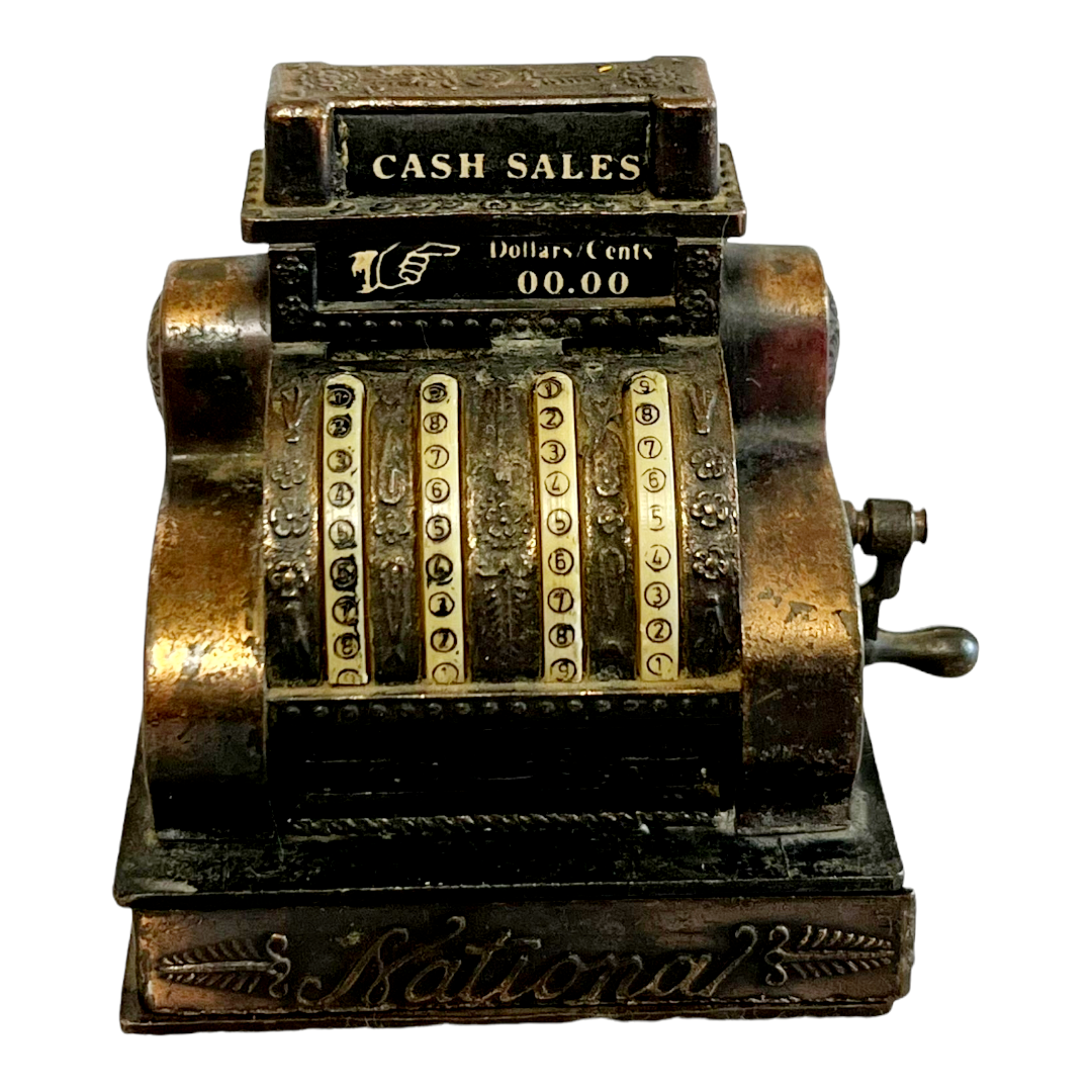 Vintage *Minature "Cash Machine" National Pencil Sharpener