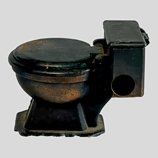 Vintage *Minature Die Cast Replica "Toilet" Pencil Sharpener
