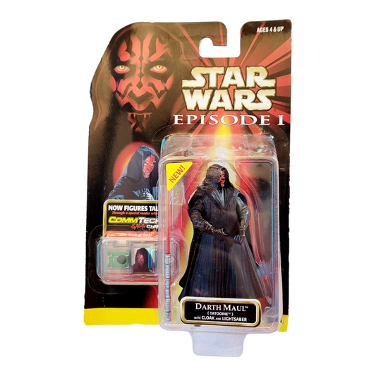 NEW *Star Wars Episode 1 "Darth Maul" Figure w/ Comm Tech