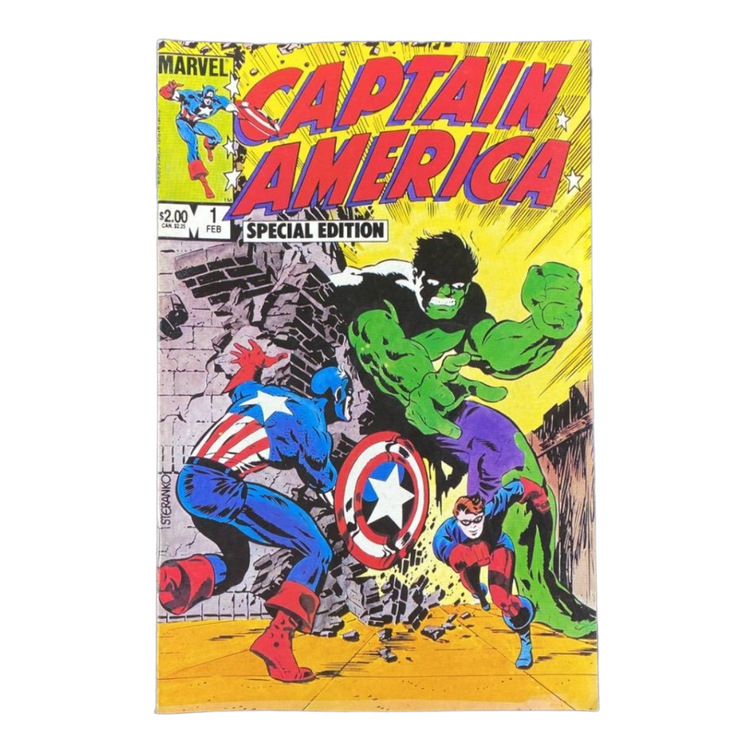 Eight (8) *CAPTAIN AMERICA Comic Books (Bronze Era 1983 -1987)