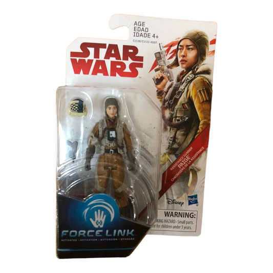 NEW *Star Wars: The Last Jedi 'Resistance Gunner Paige' Force Link Action Figure