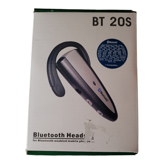 New *Bluetooth Headset #BT 20S w/ 2 Chargers