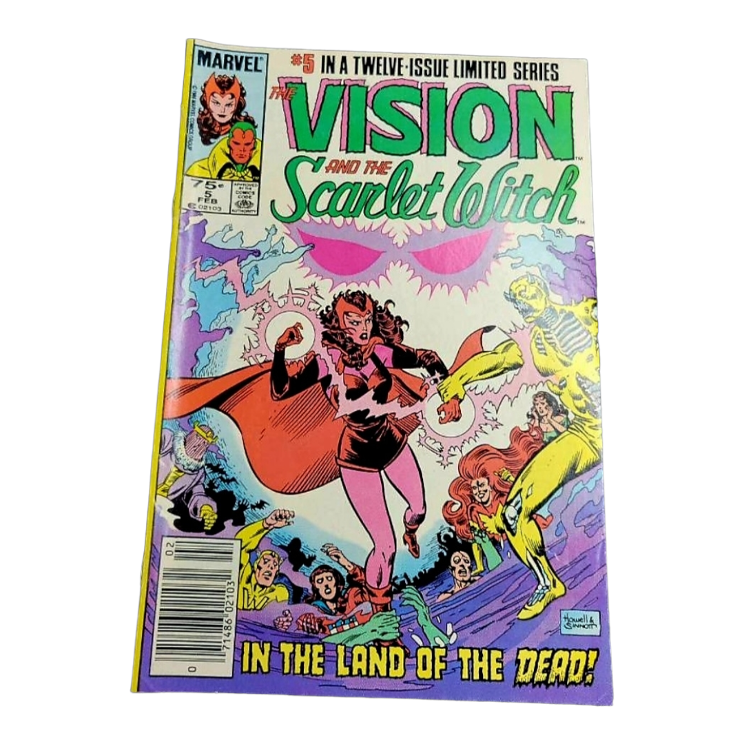 'Vision & the Scarlet Witch' Comic Books #1, 3, 5, 7