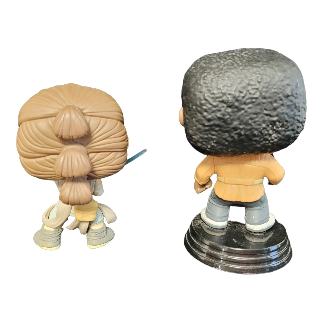 Funko Pop!! Star Wars "Rey & Finn" #59 & #104 (no box)