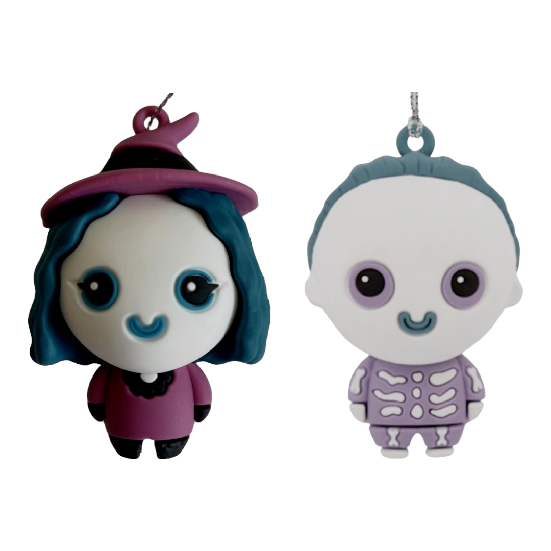 Two (2) Hallmark "The Nightmare Before Christmas" Mystery Mini Ornaments