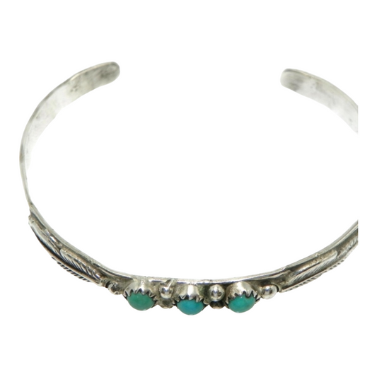 Beautiful *Sterling Silver & Turquoise Bracelet Cuff