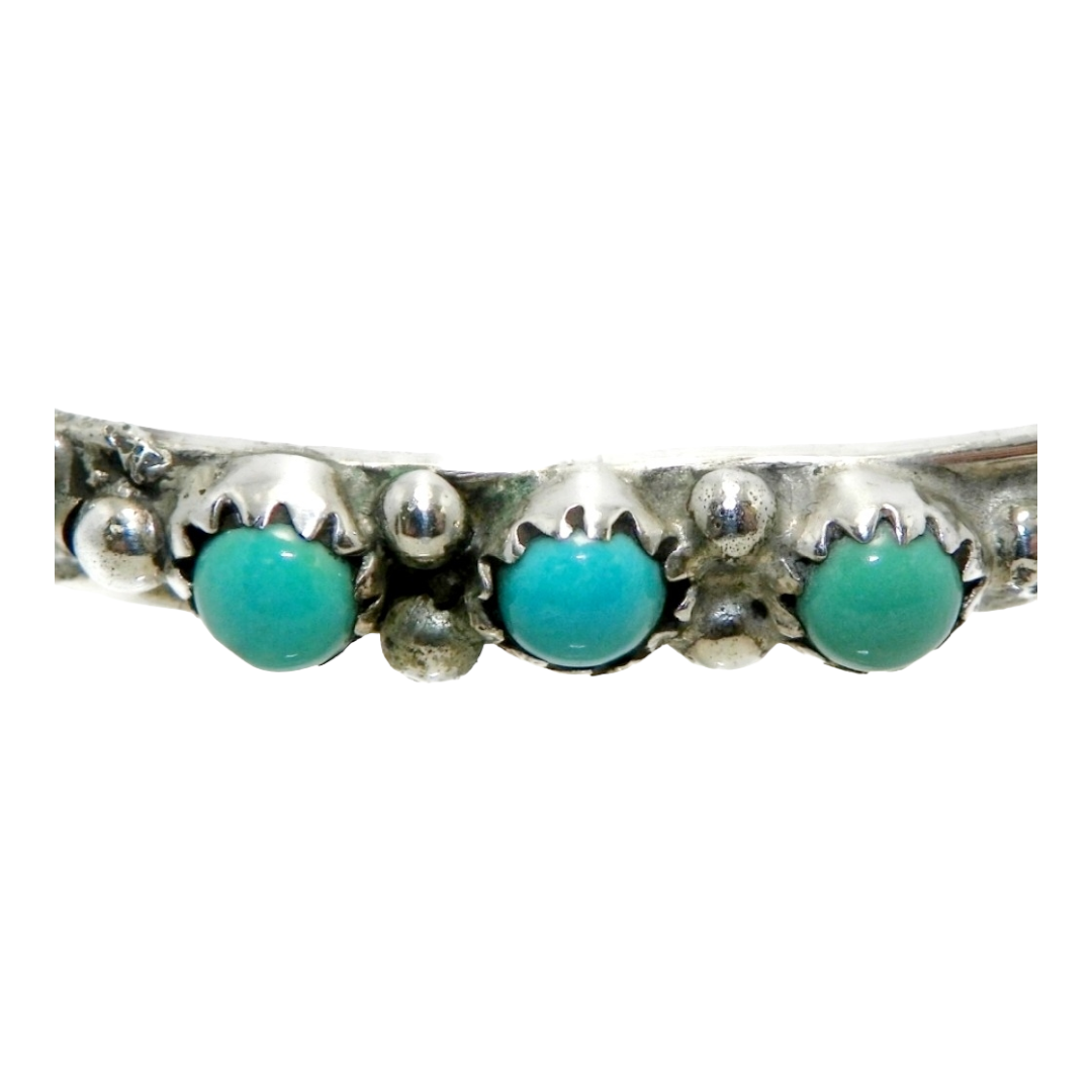 Beautiful *Sterling Silver & Turquoise Bracelet Cuff