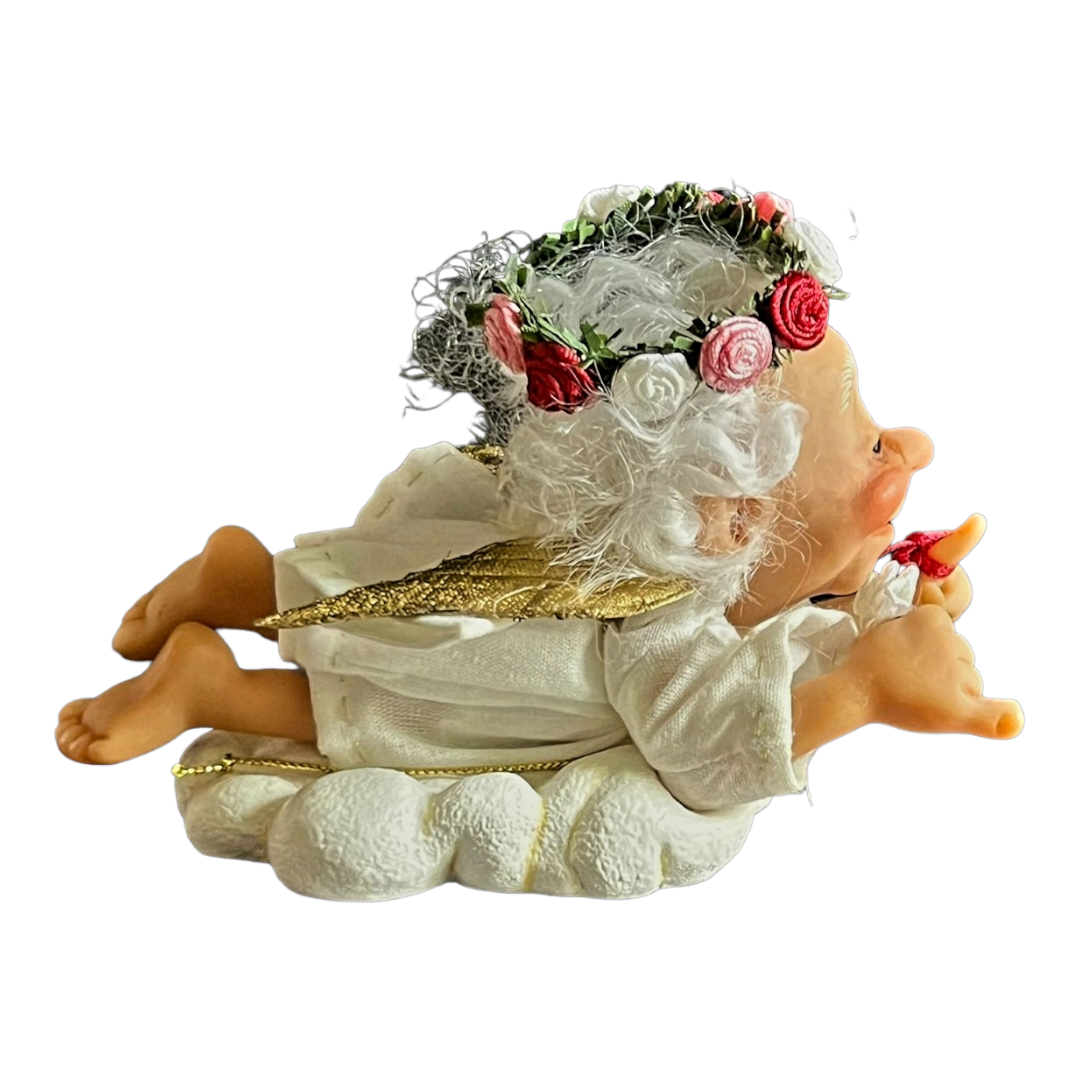 New *Goebel Reminder Angel "Remember Smell the Flowers" w/ Box #823011
