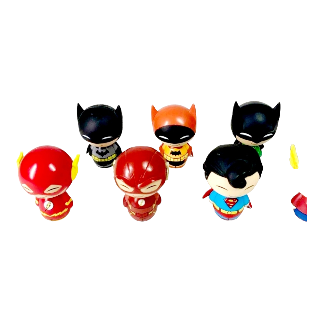 Colorful Super-Heros Collection of 12 Dorbz Characters