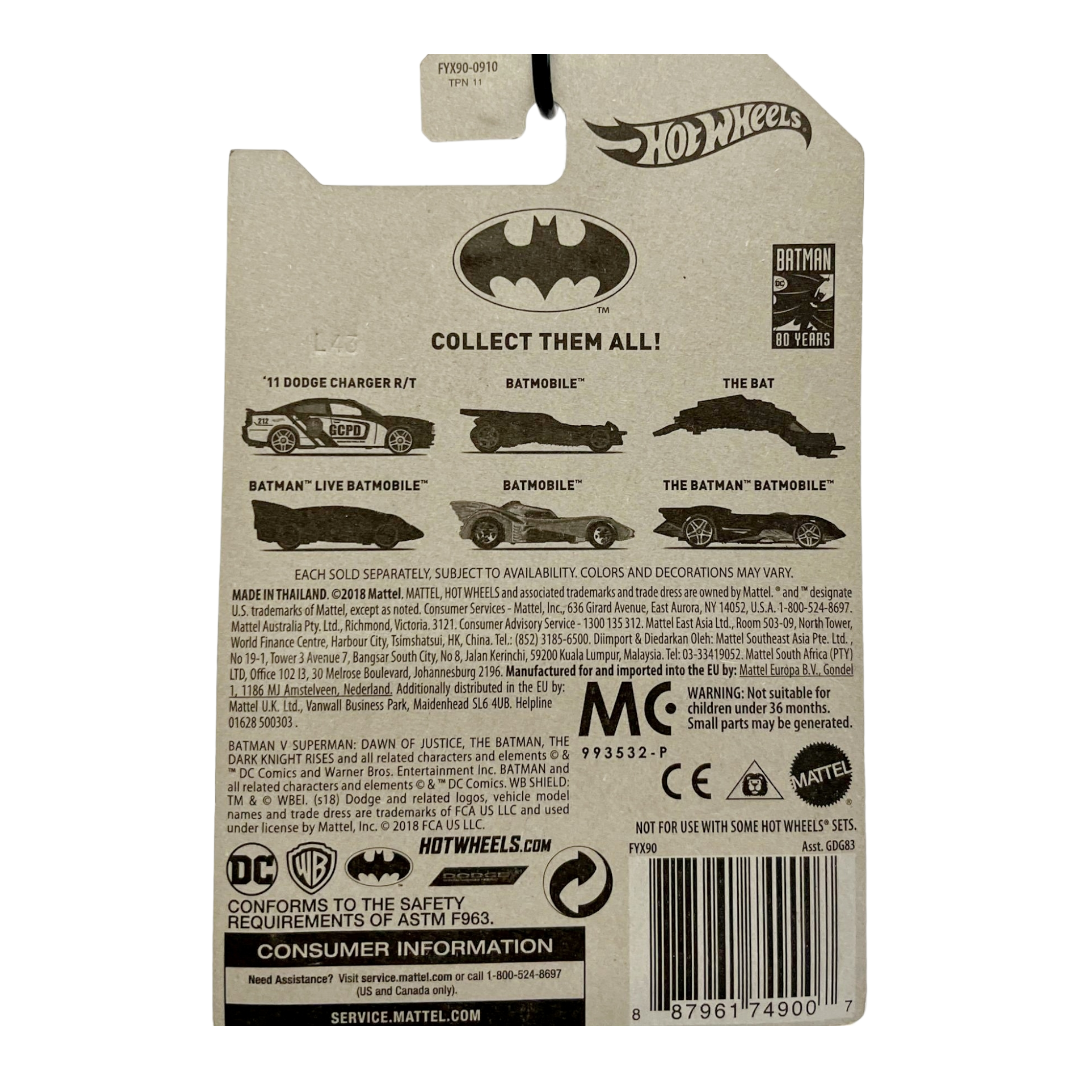 New *4 Hot Wheels/DC Batman Die-Cast Cars