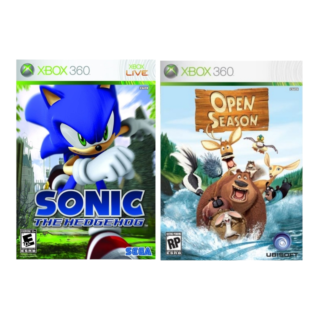 Two *XBox 360 Games (Sonic & Open Seasons)