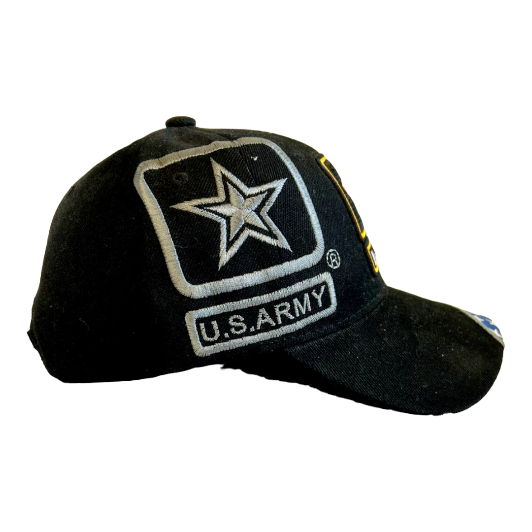 New *US Army Embroidered Black Baseball Cap/Hat