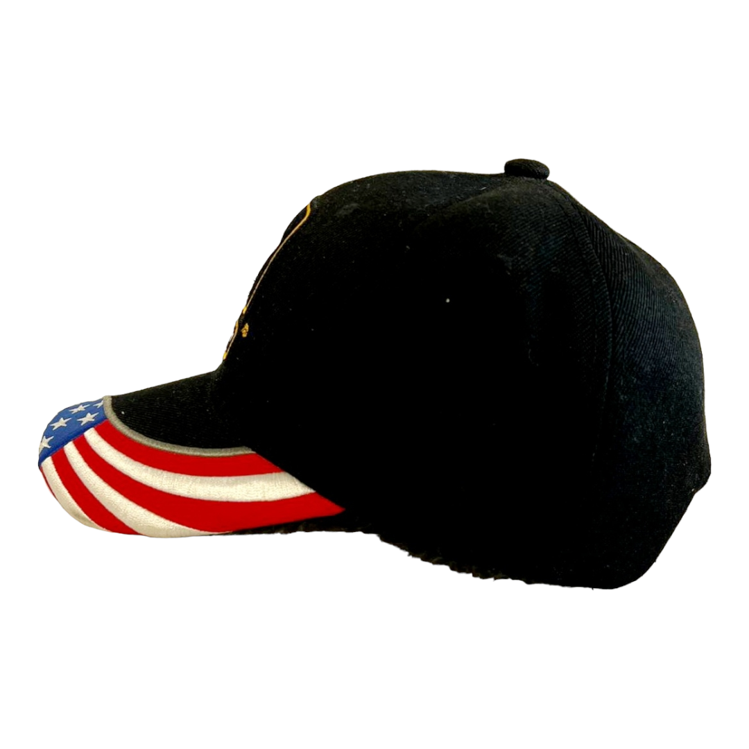 New *US Army Embroidered Black Baseball Cap/Hat