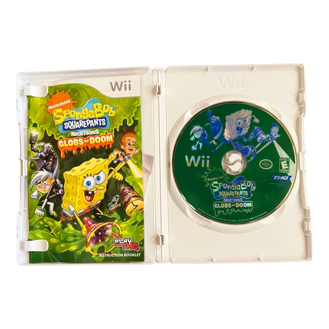 Two (2) Wii Video Games "Spongebob & Dinosaur Hunters"