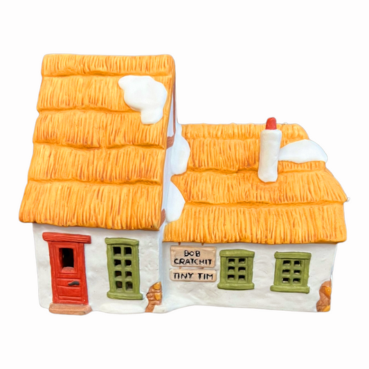 Dept.56 "Cottage of Bob Cratchit & Tiny Tim" Dickens Village #55506/Retired