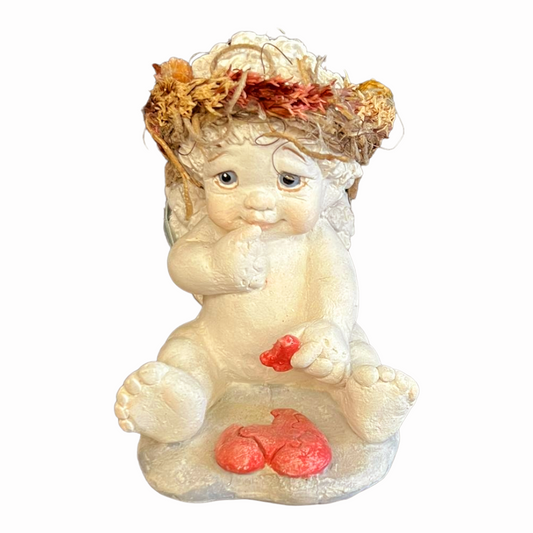 Adorable *Dreamsicles Cherub “Piece Of My Heart” Figurine by Kristin (With Box)