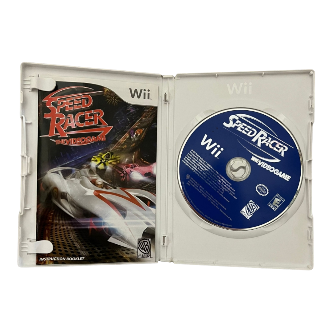 Three (3) Wii Racing Games * Speed Racer, Nitro & NASCAR Kart Racing