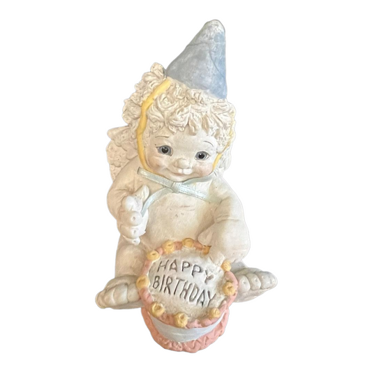 Adorable *Dreamsicles Cherub “Happy Birthday” Figurine, by Kristin 1994 (With Box)