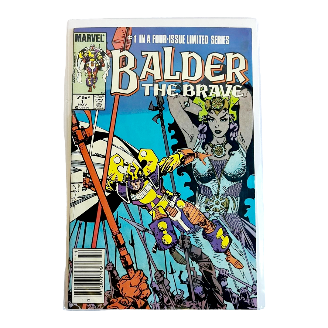 Balder the Brave: Marvel Comic Books #1, 2 & 4 (1985) Limited Series