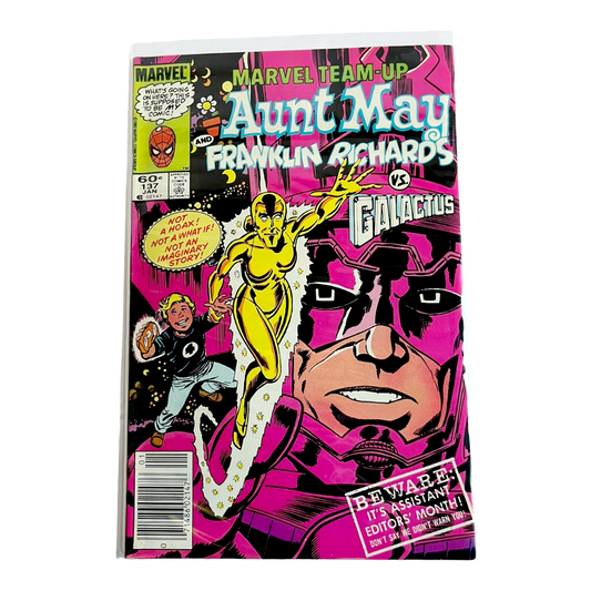 “Aunt May and Franklin Richard’s vs Galactus” Marvel Comic Book #137 (1984)