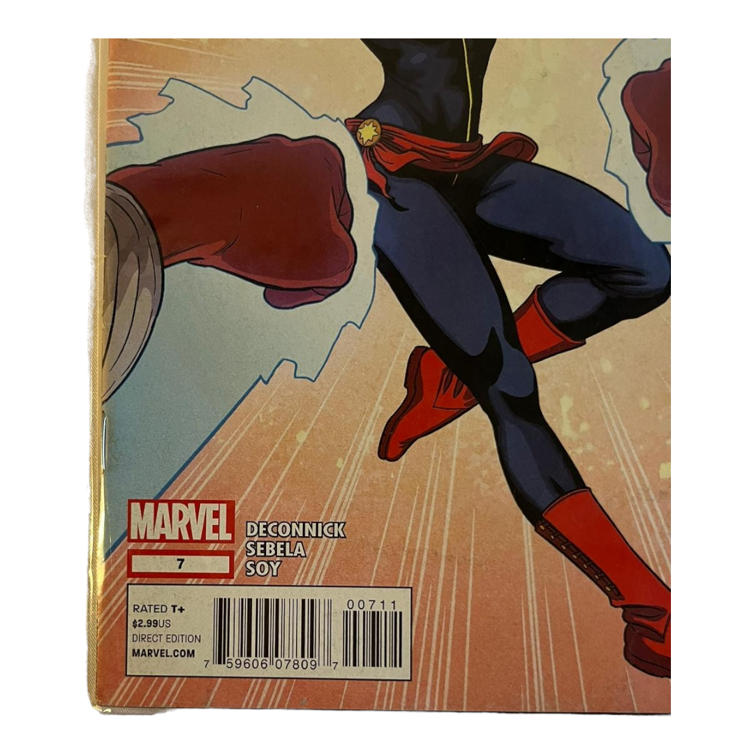 Marvel *Three (3) CAPTAIN MARVEL” Comic Books #3, 7, 12