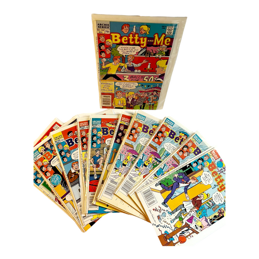 Collection of (15) "Betty & Me" Archie Series Comic Books *1986